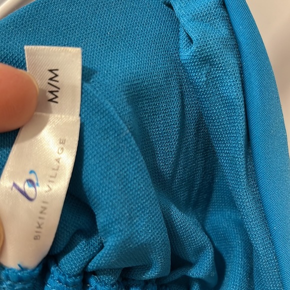 Blue bikini village bikini top - Picture 2 of 2